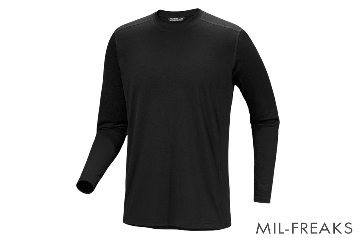 Arc'teryx LEAF Cold WX Long Sleeve Shirt AR (メリノウール) Men's ブラック
