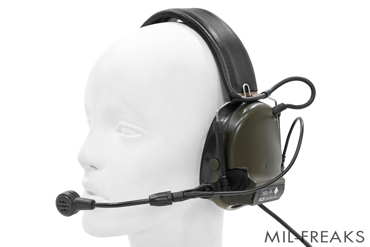 FALCO (FCS) Comtac III タイプ ヘッドセット ミリタリースタンダードプラグ オリーブ