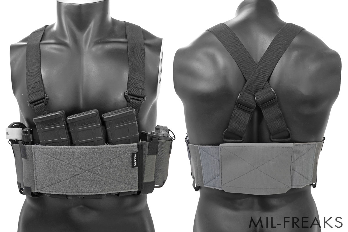 T.REX ARMS 5.56 Ready チェストリグ ウルフグレー │ ミリタリー