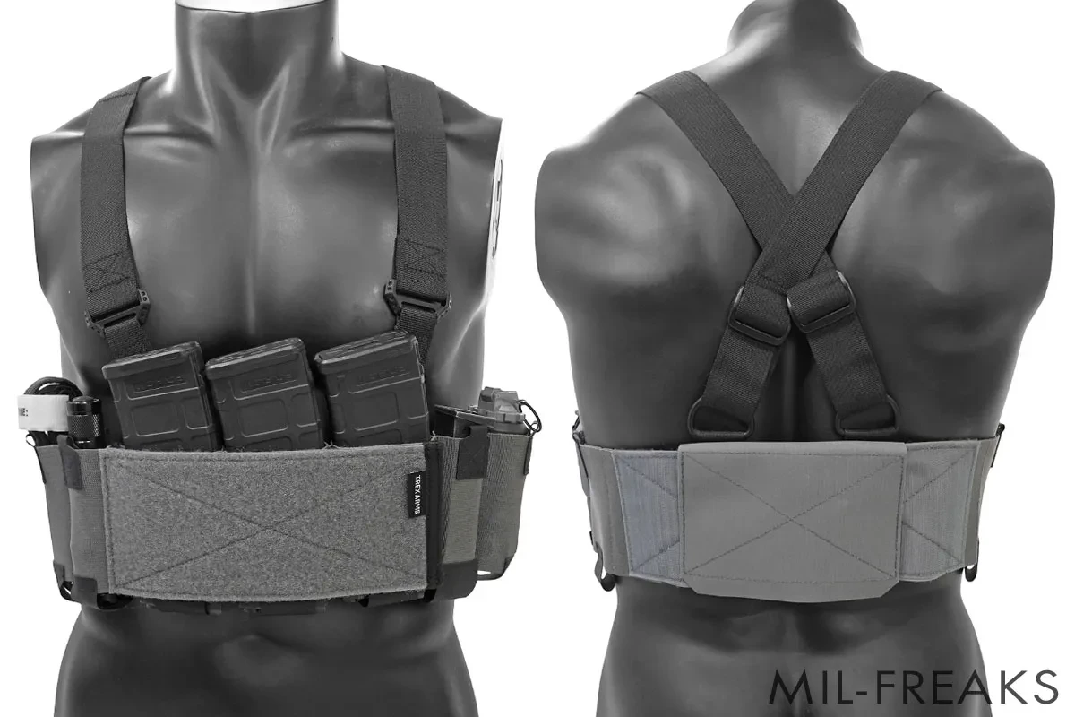 T.REX ARMS 5.56 Ready チェストリグ ウルフグレー │ ミリタリー