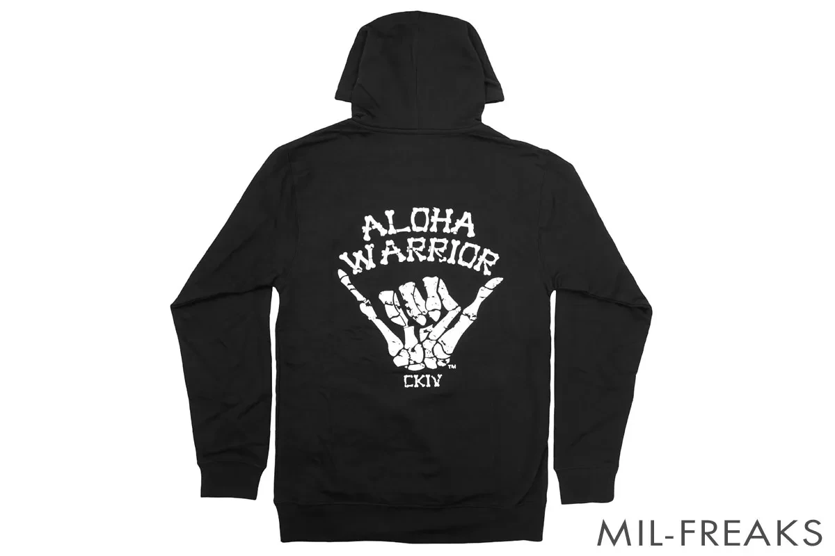 URT “Aloha Warrior” C4 チャリティー フーディ ブラック
