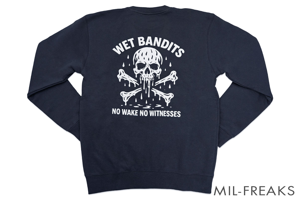 URT “No Wake No Witnesses” クルーネック ヘビーウェイト スウェット ネイビー