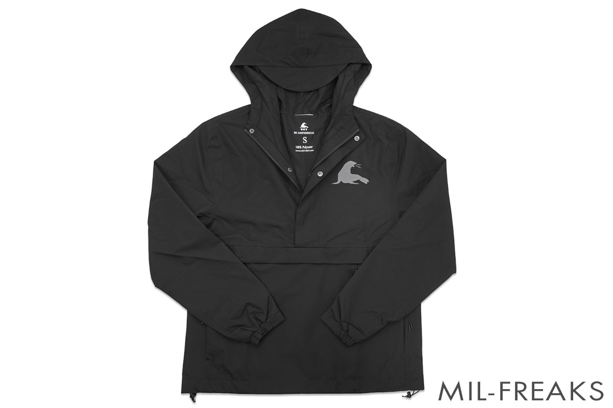 URT LIL URT ウォータープルーフ テック 防水ウィンドブレーカー ブラック