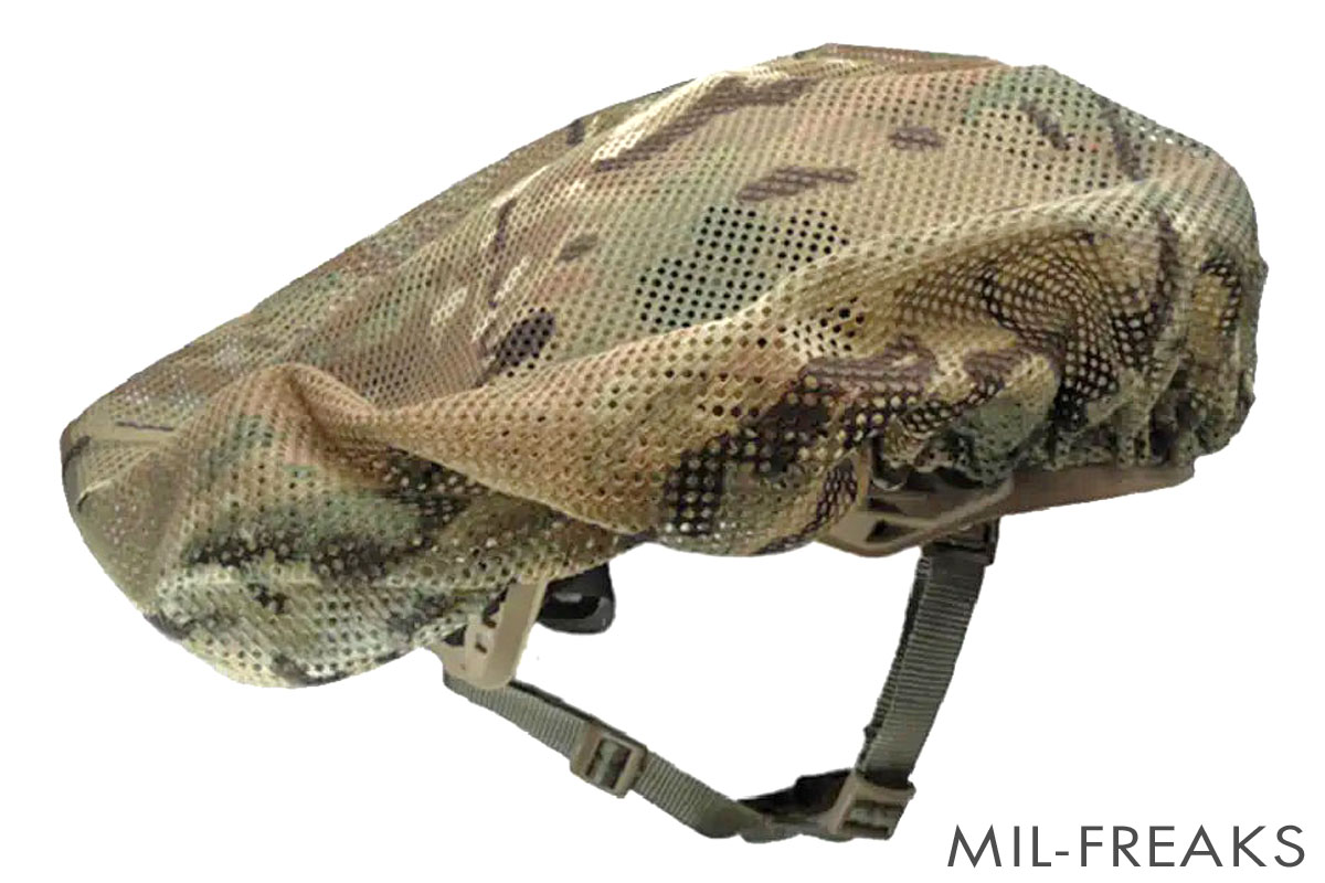 Agilite Mitznefet ヘルメットシェイプ ブレイカー 汎用メッシュ ヘルメットカバー マルチカム