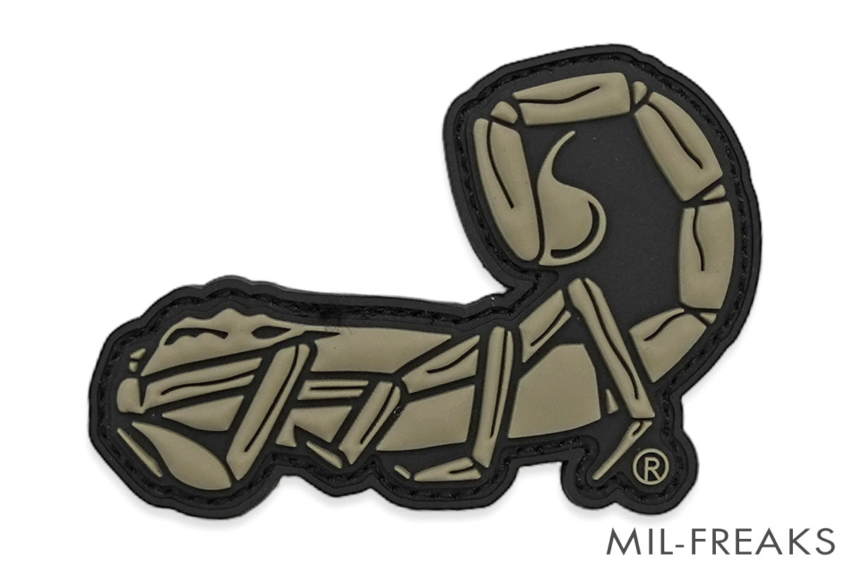 Agilite Scorpion ロゴ PVCパッチ レンジャーグリーン