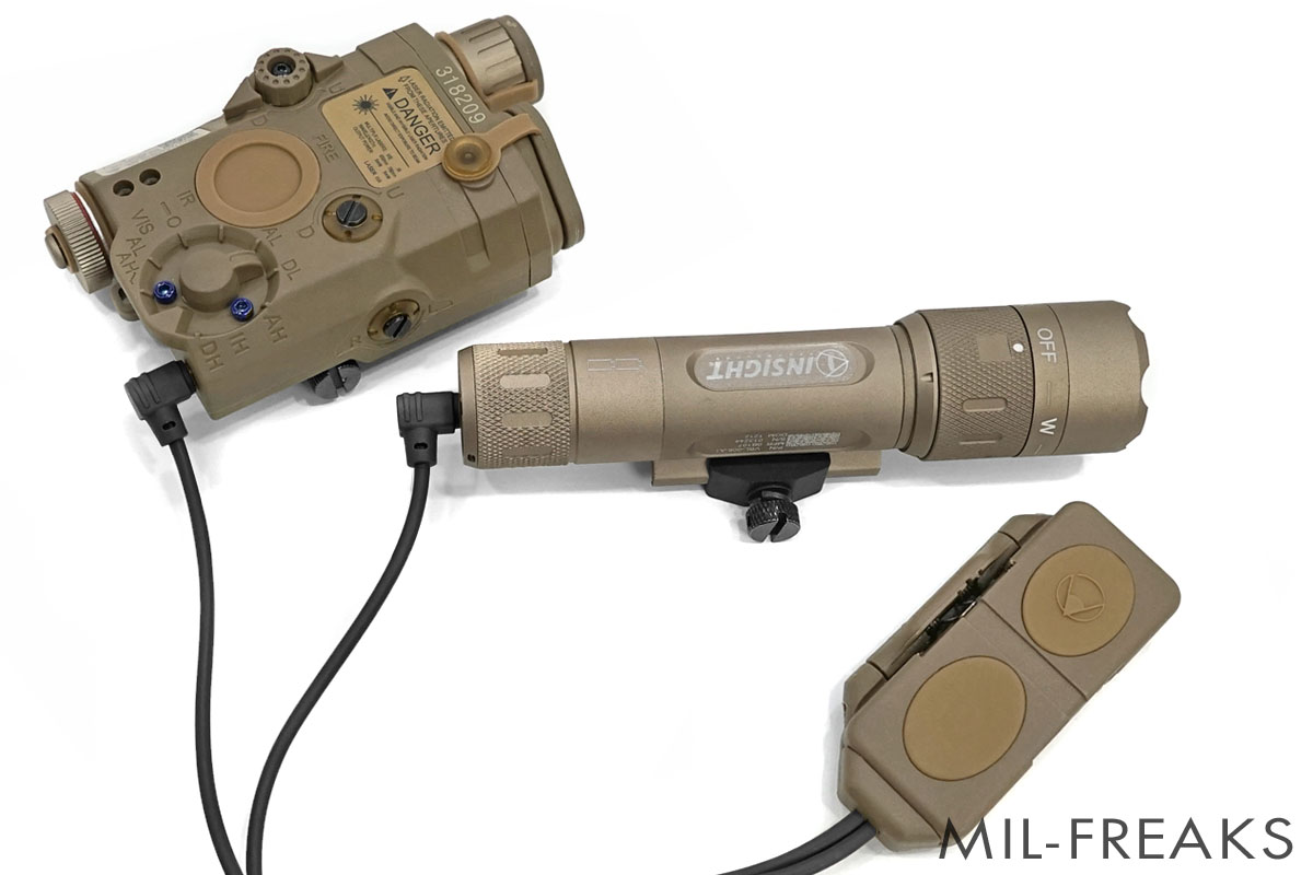 Element SOPMOD/MK18 Kit LA-5 + WMXタイプ ウェポンライト + デュアルスイッチセット TAN