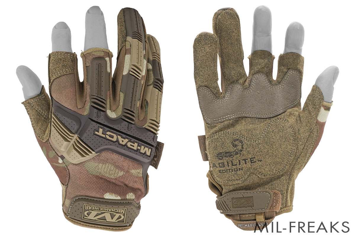 Mechanix Wear x Agilite MPF78 M-PACT フィンガーレスグローブ マルチカム