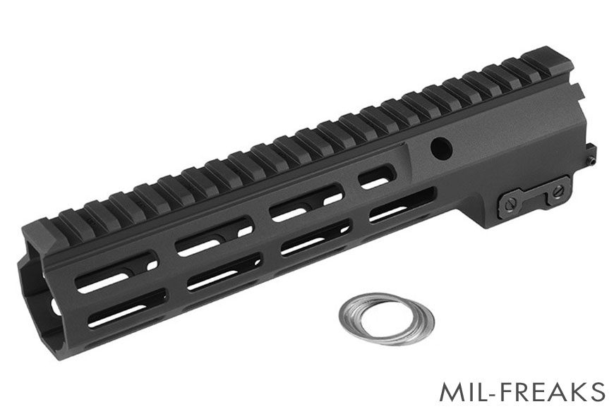 Airsoft Artisan Geisseleタイプ MK16 ハンドガード 9.3インチ ブラック AEG/GBB/MWS/PTW用