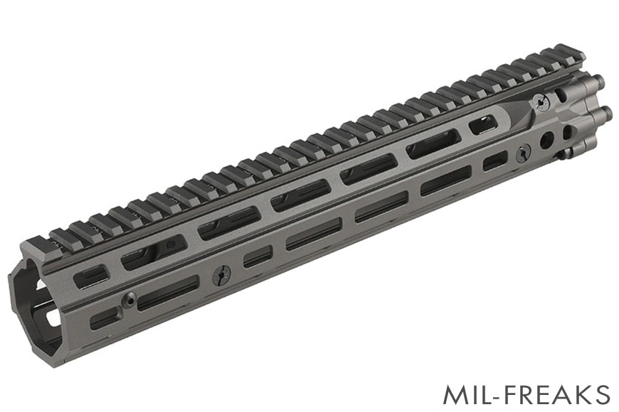 Airsoft Artisan DanielDefenseタイプ MK18 RISIII M-LOK ミドルレングス ハンドガード 12.5インチ グレー AEG/MWS/GBB/PTW用