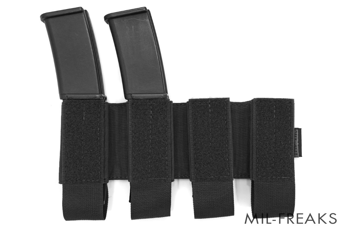 TMC Ferroタイプ Turnover SMG LARGE (MPX, MP7等) クアッド マガジンポーチインサート ブラック