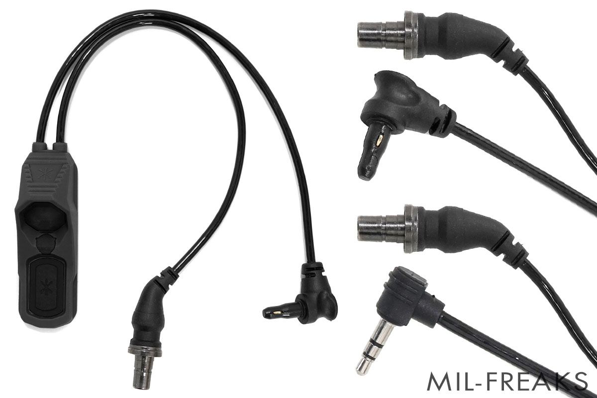 Spec Precision UNITYタイプ AXON デュアル リモートスイッチ SureFire/クレーン/3.5mm ブラック