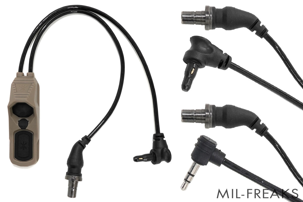 Spec Precision UNITYタイプ AXON デュアル リモートスイッチ SureFire/クレーン/3.5mm フラットダークアース