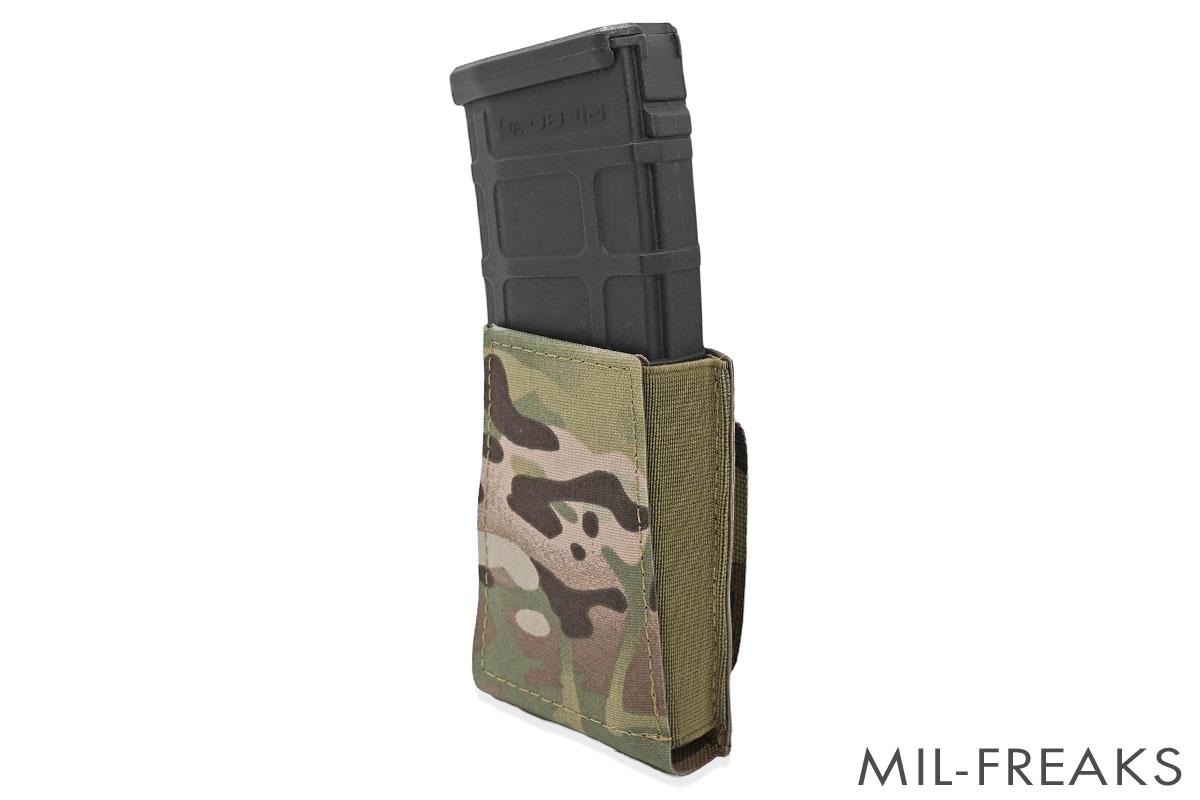 Cork Gear GBRSタイプ シングル ライフル オープントップマガジンポーチ マルチカム