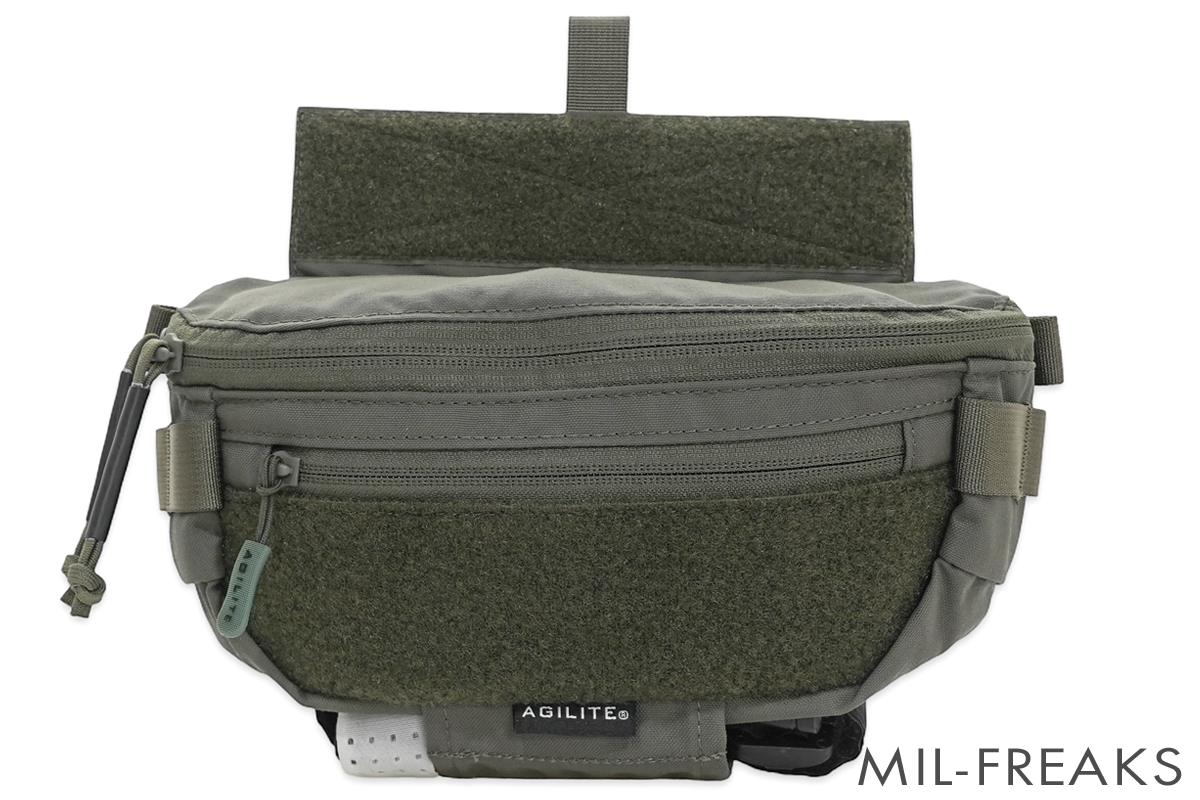 Agilite SIX PACK ハンガーポーチ/ウエストポーチ レンジャーグリーン