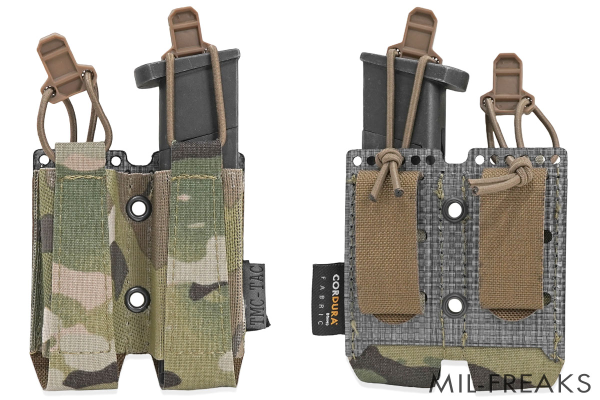 TMC Ferroタイプ Double Elastic Pistol ダブル ピストルマガジンポーチ マルチカム 実物生地使用
