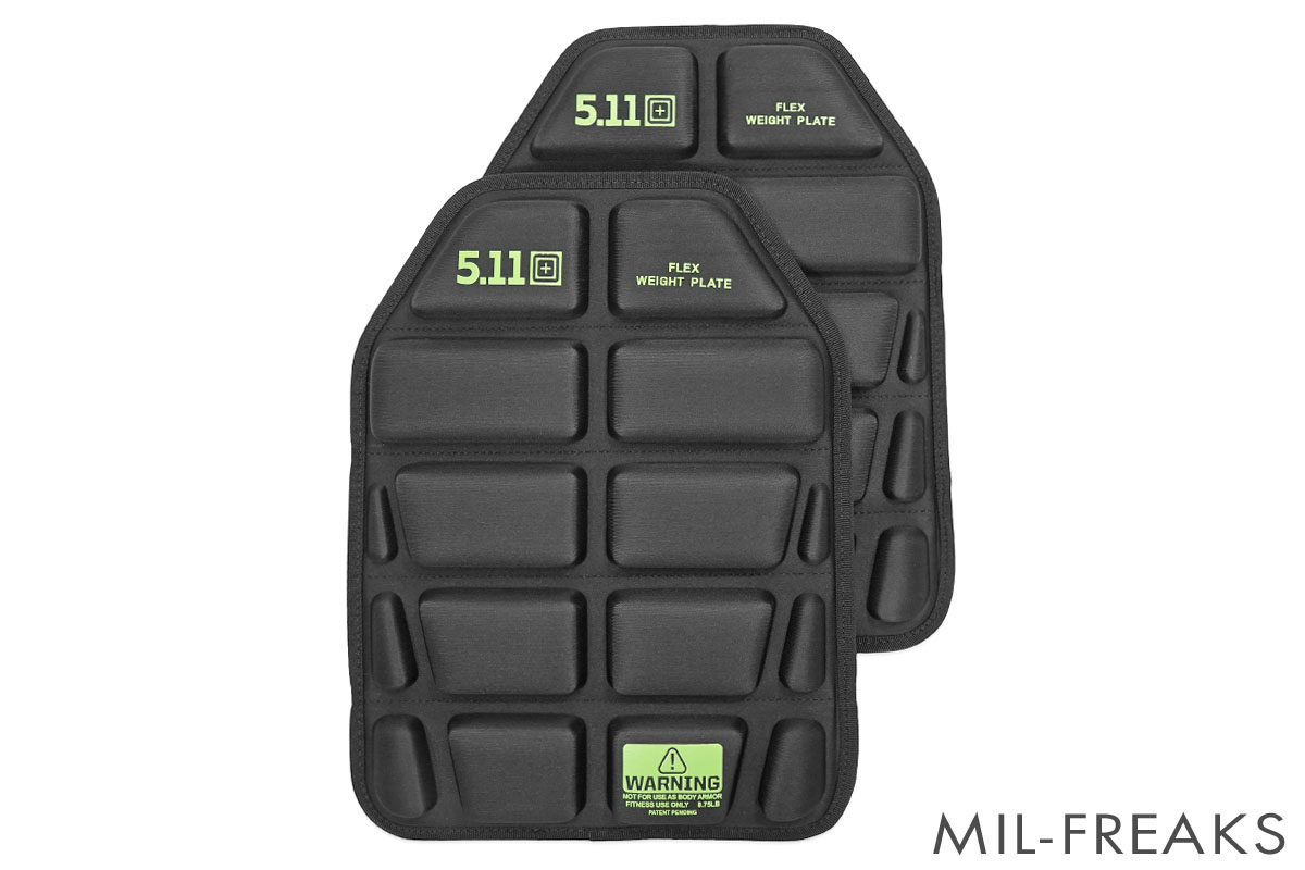 5.11 Tactical 8.75lb (4Kg) PT-R Flex ウェイトプレート 2枚セット