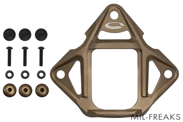 Evolution Gear Ops-Coreタイプ Skeleton NVG ヘルメットシュラウド TAN