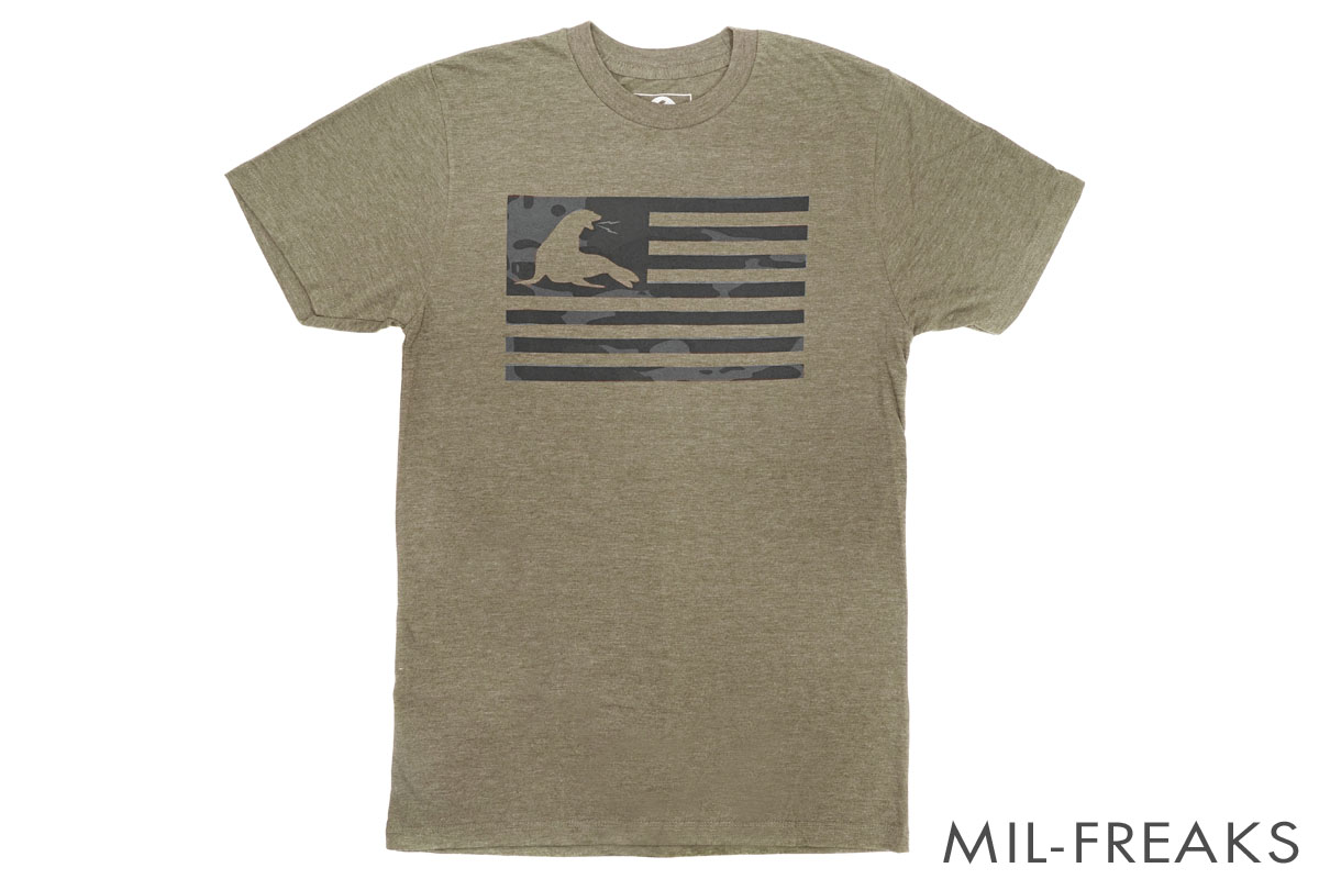 URT “MULTICAM FLAG” Tシャツ カーキ