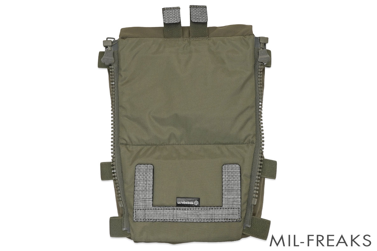 個人装備 shekkin gears MBSS SHEKKIN GEARS Ferroタイプ Back Panel Double Pouch ZIP ON バック