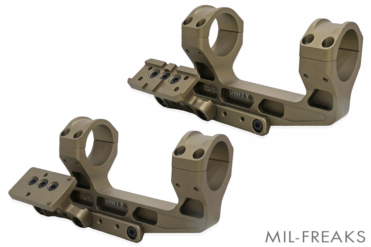 SOTAC GEAR UNITYタイプ FAST LPVO 2.05インチ スコープマウント 30mm + T1/T2/RMR ダットサイト用マウント2種セット フラットダークアース