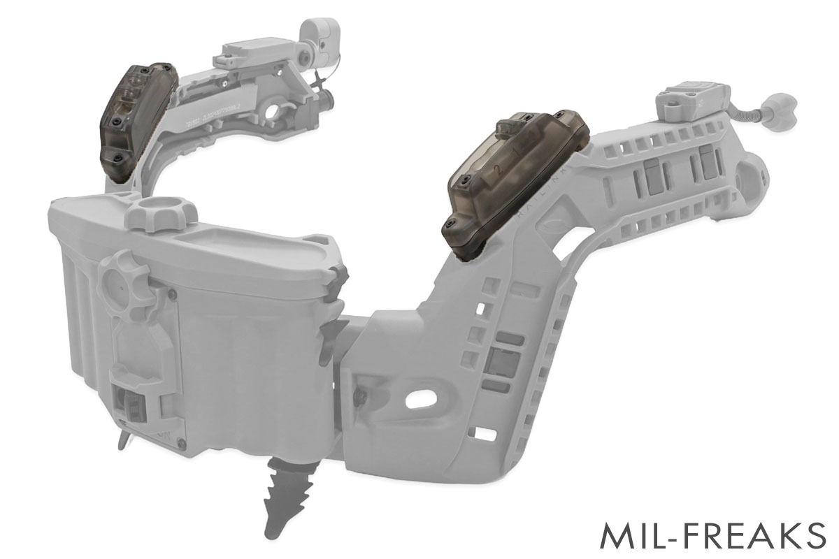 FMA Ops-Coreタイプ RAILINK ヘッドマウント型システム HEL-STAR IRストロボ TAN