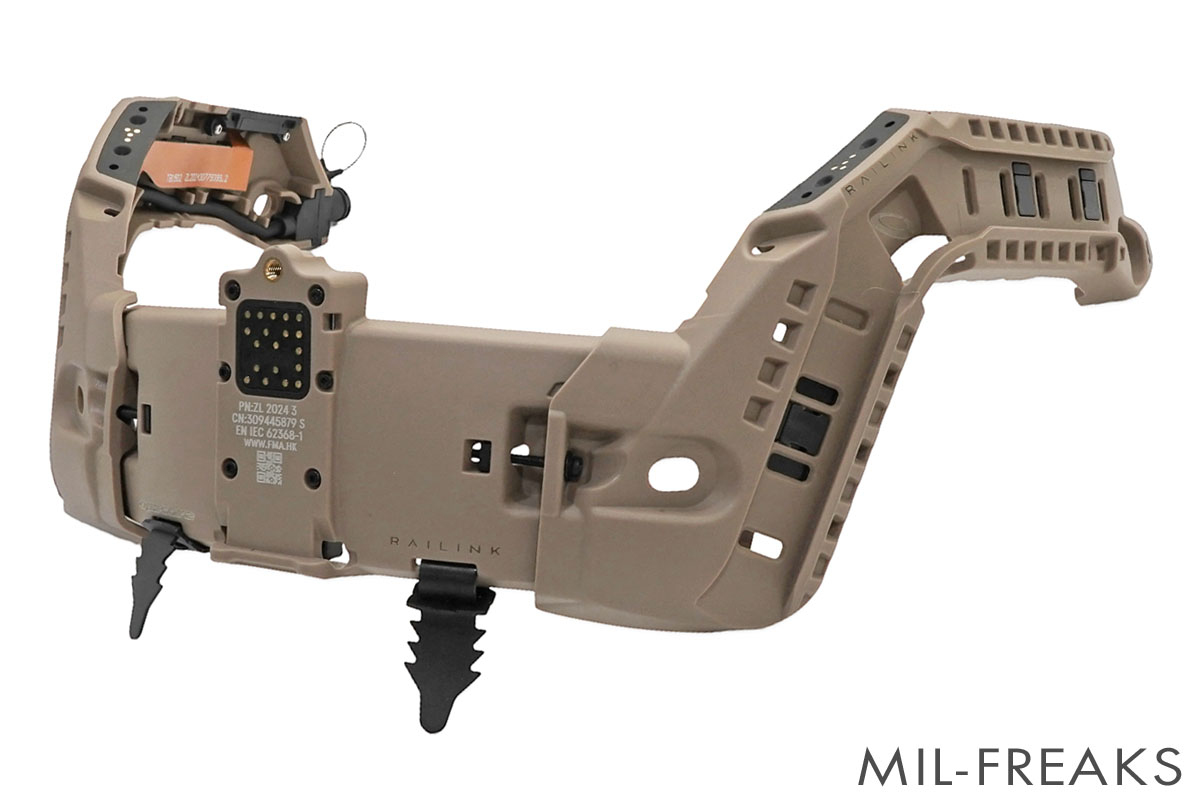 FMA Ops-Coreタイプ RAILINK ヘッドマウント型システム ベースレール TAN