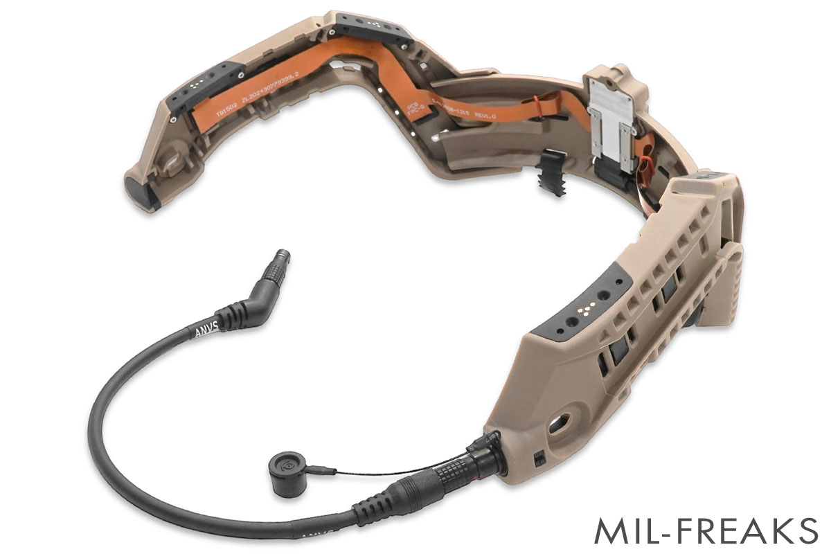 FMA Ops-Coreタイプ RAILINK ヘッドマウント型システム フルキット 給電コードセット TAN