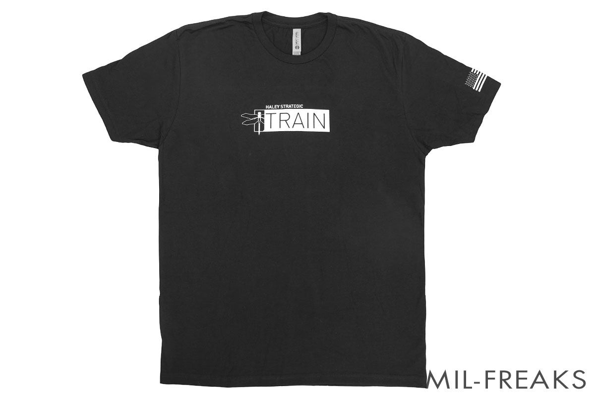Haley Strategic TRAIN ブランドロゴ Tシャツ ブラック