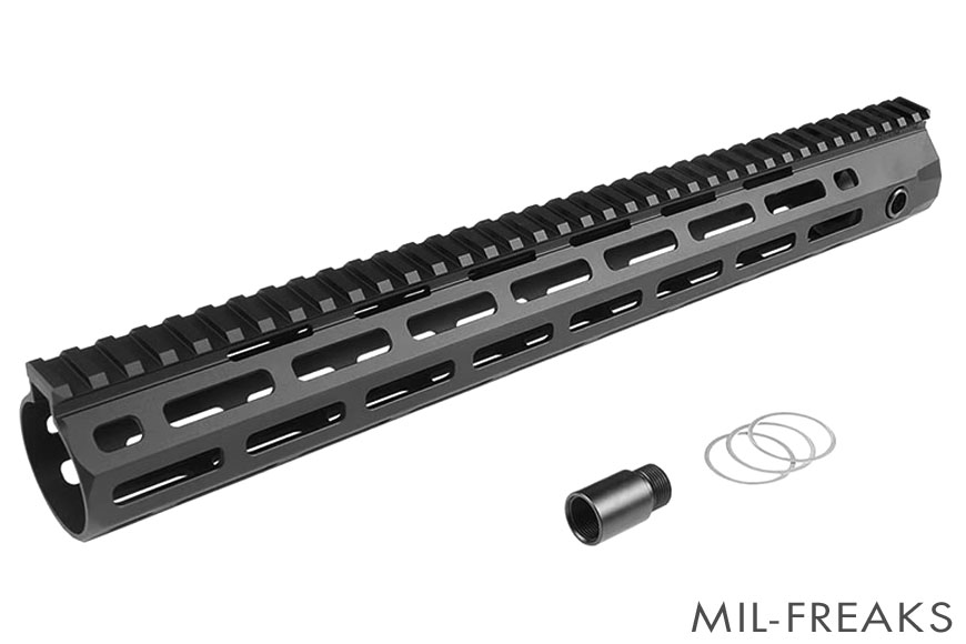 Airsoft Artisan Knight'sタイプ KAC URX4 M-LOK ハンドガード 14.75インチ AEG/MWS/GBB/PTW ユニバーサル フィット