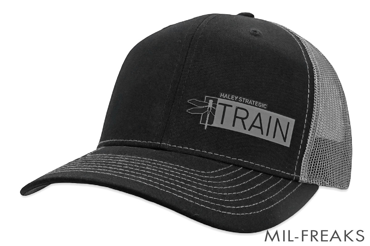 Haley Strategic “TRAIN” ロゴ スナップバック キャップ ブラック