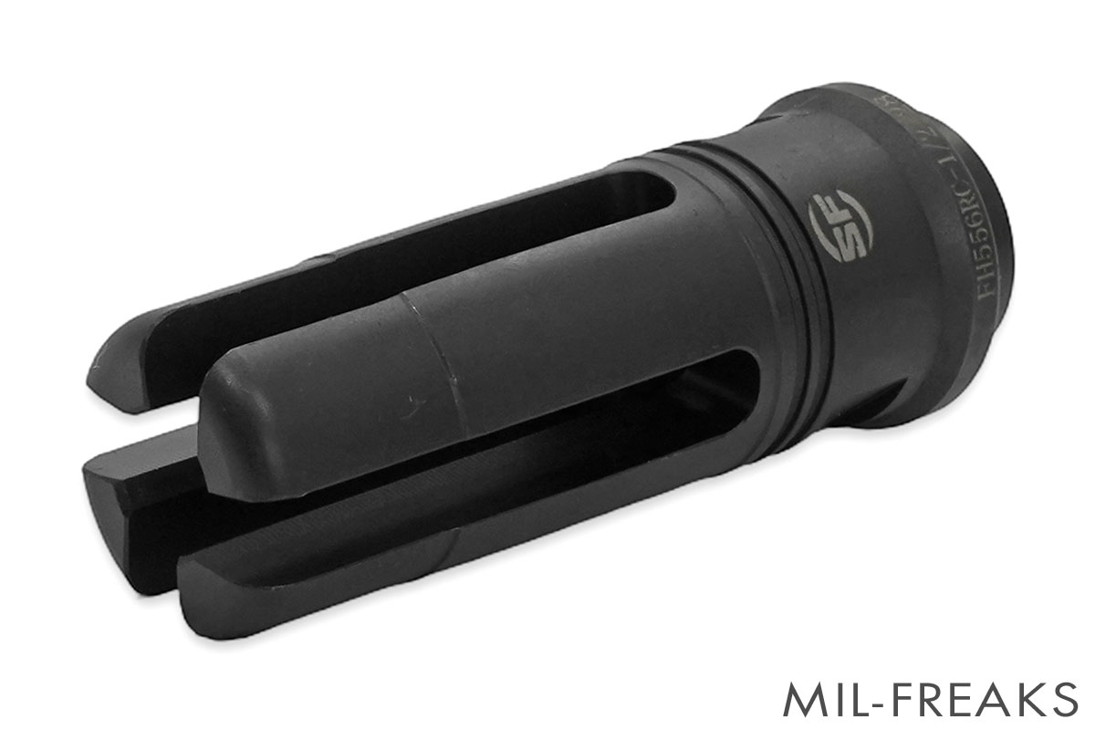 Airsoft Artisan SureFireタイプ 4P-556 フラッシュハイダー 逆ネジ14mm