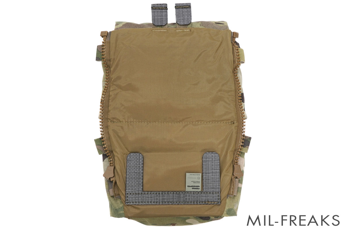 FERRO CONCEPTS Back Panel Double Pouch ZIP ON バックパネル