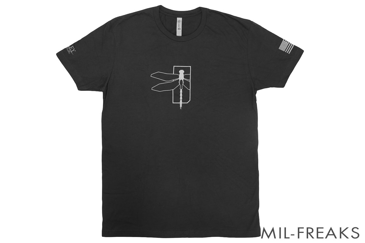 Haley Strategic ドラゴンフライ ブランドロゴ Tシャツ ブラック