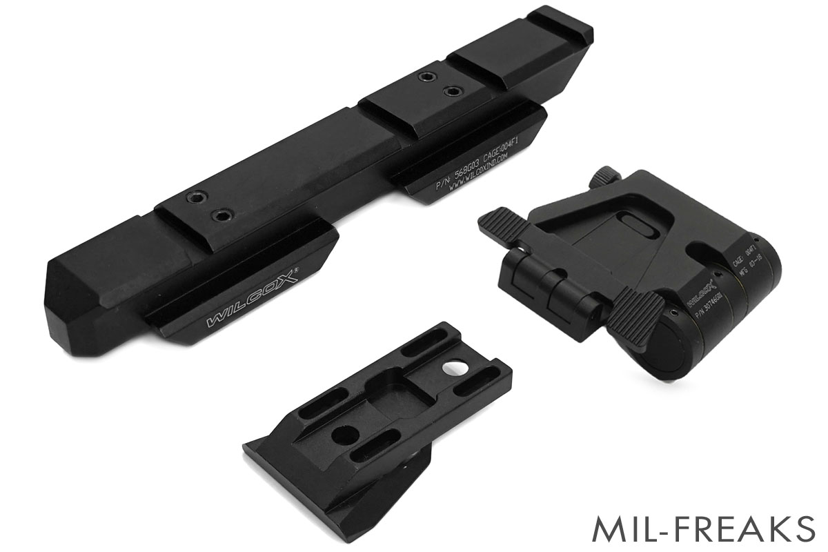 SOTAC GEAR WILCOXタイプ サイドフリップ Eotech マウント 5/8'' ライザーセット ブラック