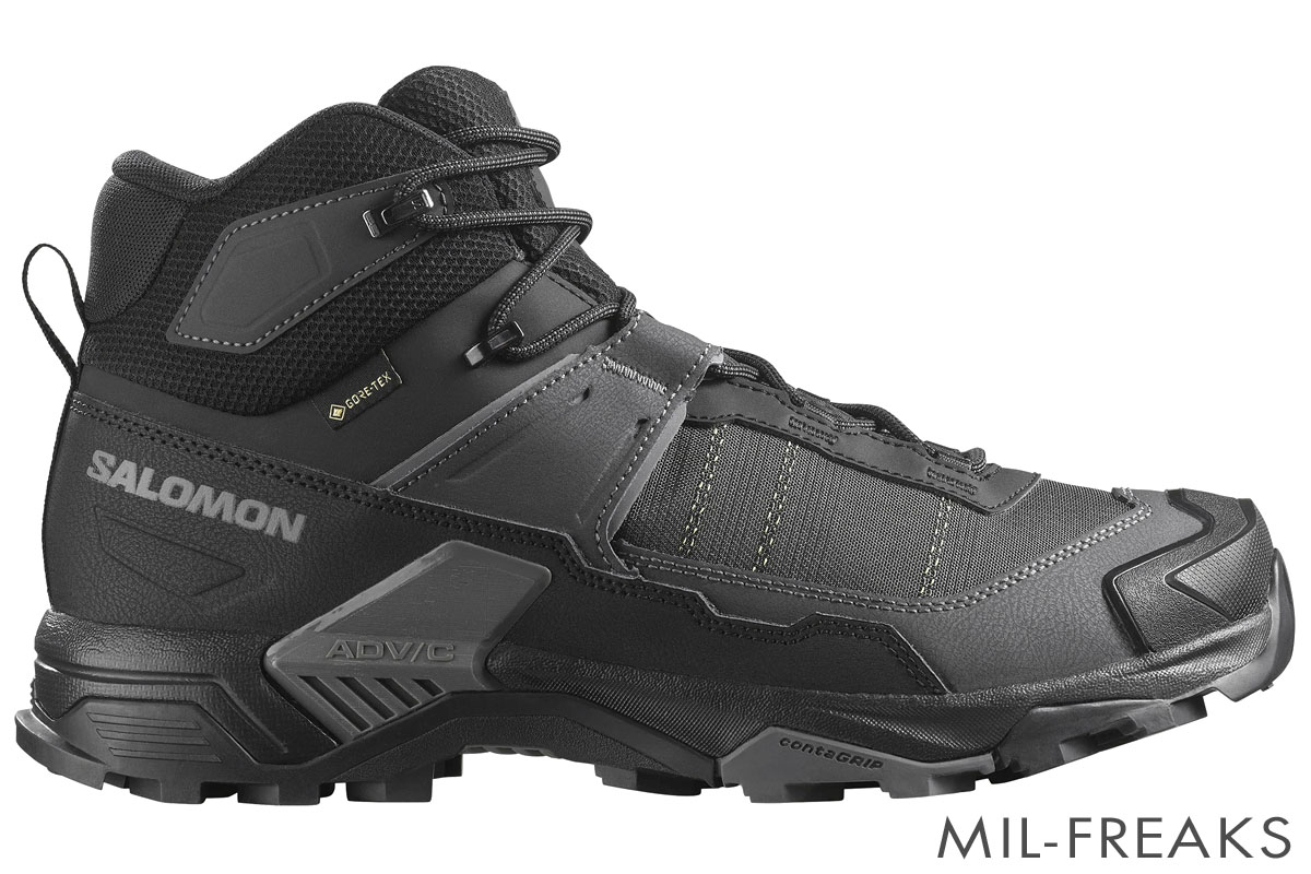 SALOMON X ULTRA 5 MID WIDE (幅広) GORE-TEX ブラック / Asphalt