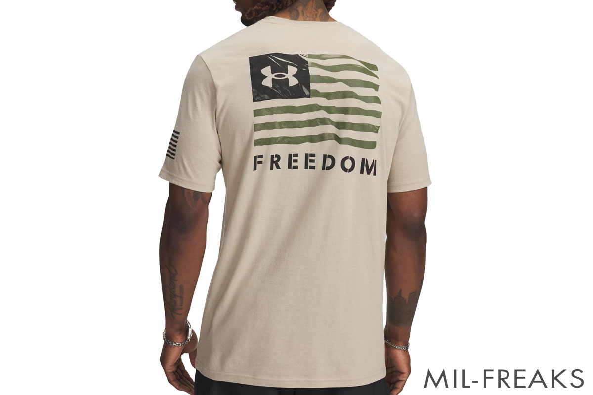 Under Armour Tactical Freedom Banner FLAG ショートスリーブ ドライTシャツ デザートサンド