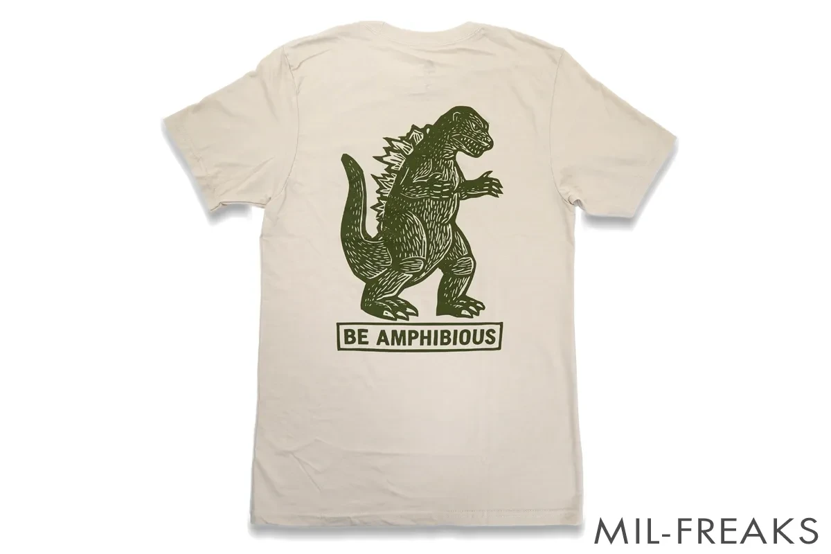 URT “Godzilla” Tシャツ Bone ヘザー