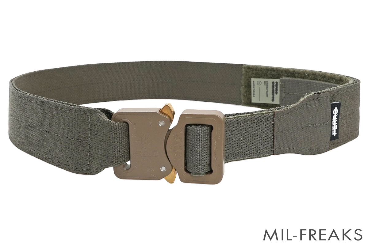FERRO CONCEPTS 1.5インチ Everyday Carry Belt (EDCB2) EDCパンツベルト レンジャーグリーン