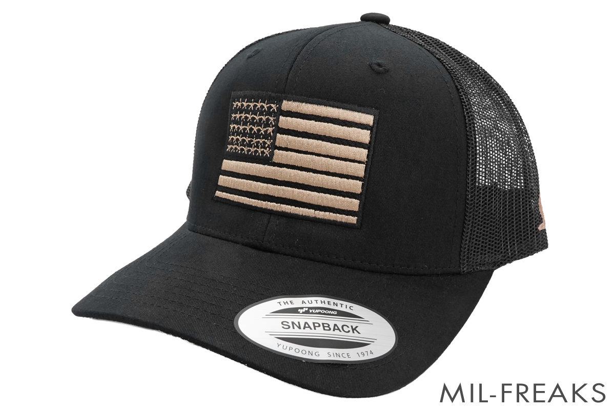 URT CLASSIC USA RETRO TRUCKER メッシュキャップ ブラック