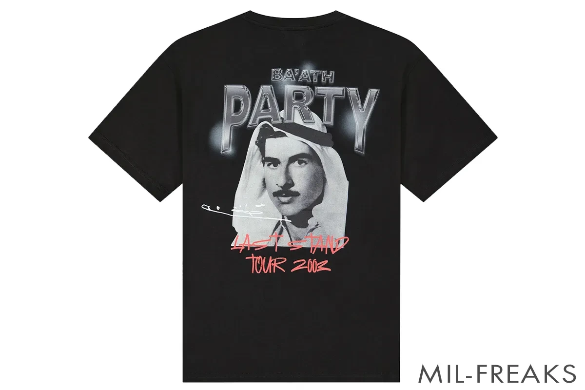 QILO “Young Saddam” Tシャツ ブラック【限定販売】