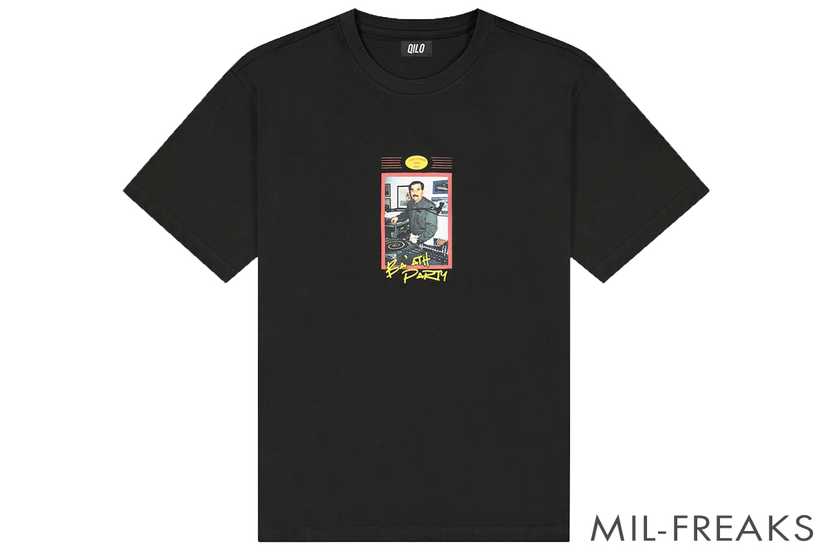 QILO “Saddam Last Stand Tour” Tシャツ ブラック【限定販売】