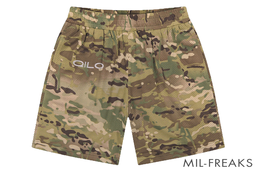 QILO Core メッシュ ショートパンツ マルチカム