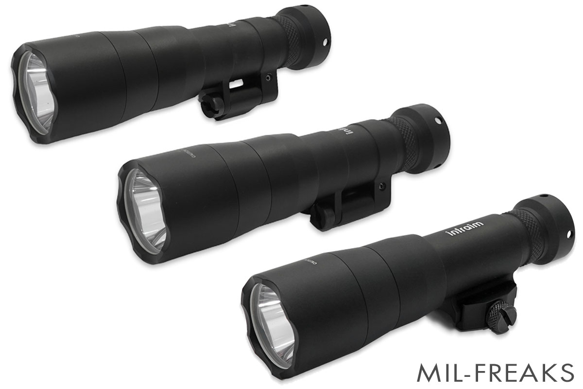 SOMOGEAR Infraimタイプ 100,000カンデラ ハイパワー スカウトライト ブラック マウント各種