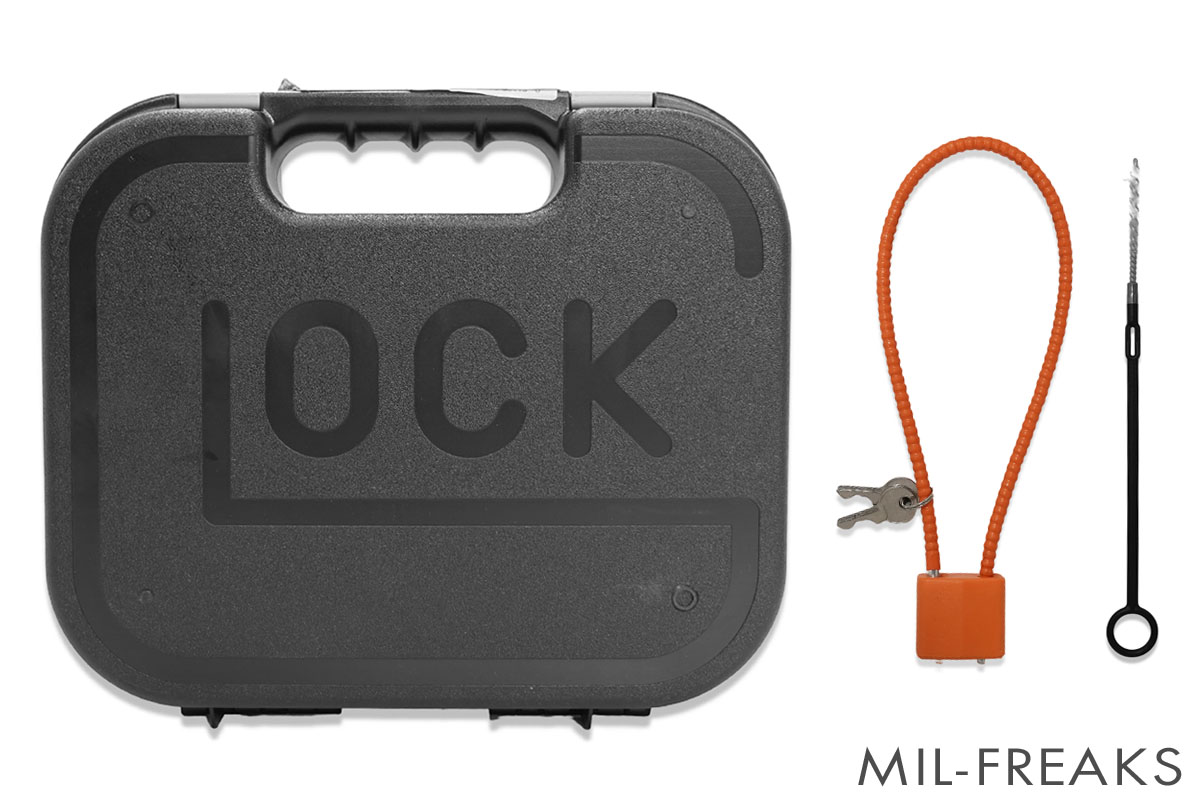 GLOCK ピストル ハードケース ケーブル ガンロック付き
