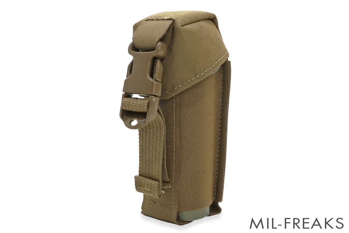 ミリタリー　ホルスター　ポーチ Haley Strategic フラッシュバンポーチ V2 カラー: コヨーテブラウン