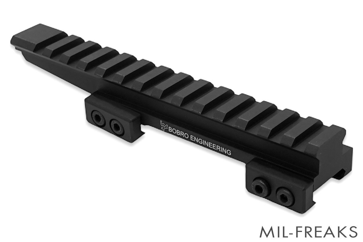 Airsoft Artisan Bobroタイプ ダブルデッカー 5/8" ライザー ブラック