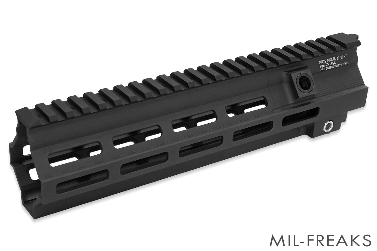 Airsoft Artisan Geisseleタイプ MK15 ハンドガード 9.5インチ ブラック