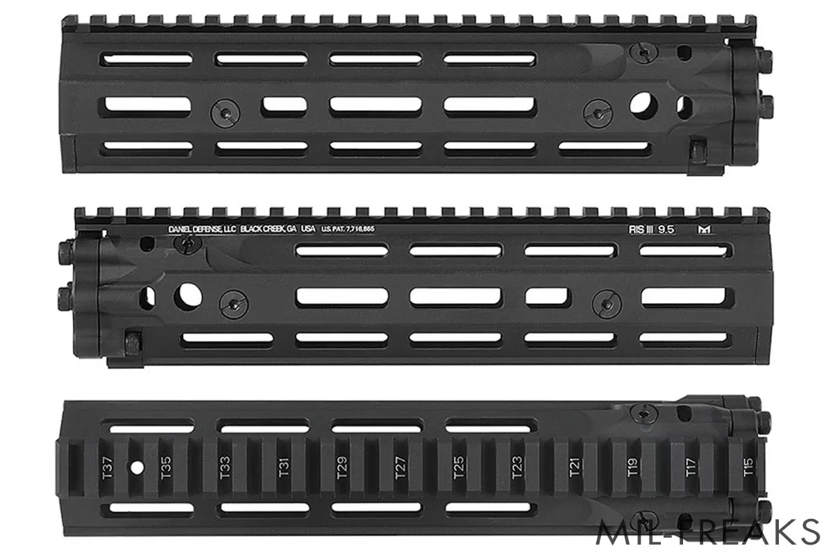 LDT DanielDefense RISⅢ ハンドガード ブラック9.5インチ 1009180756_68e77b6c72ab1.jpg.webp