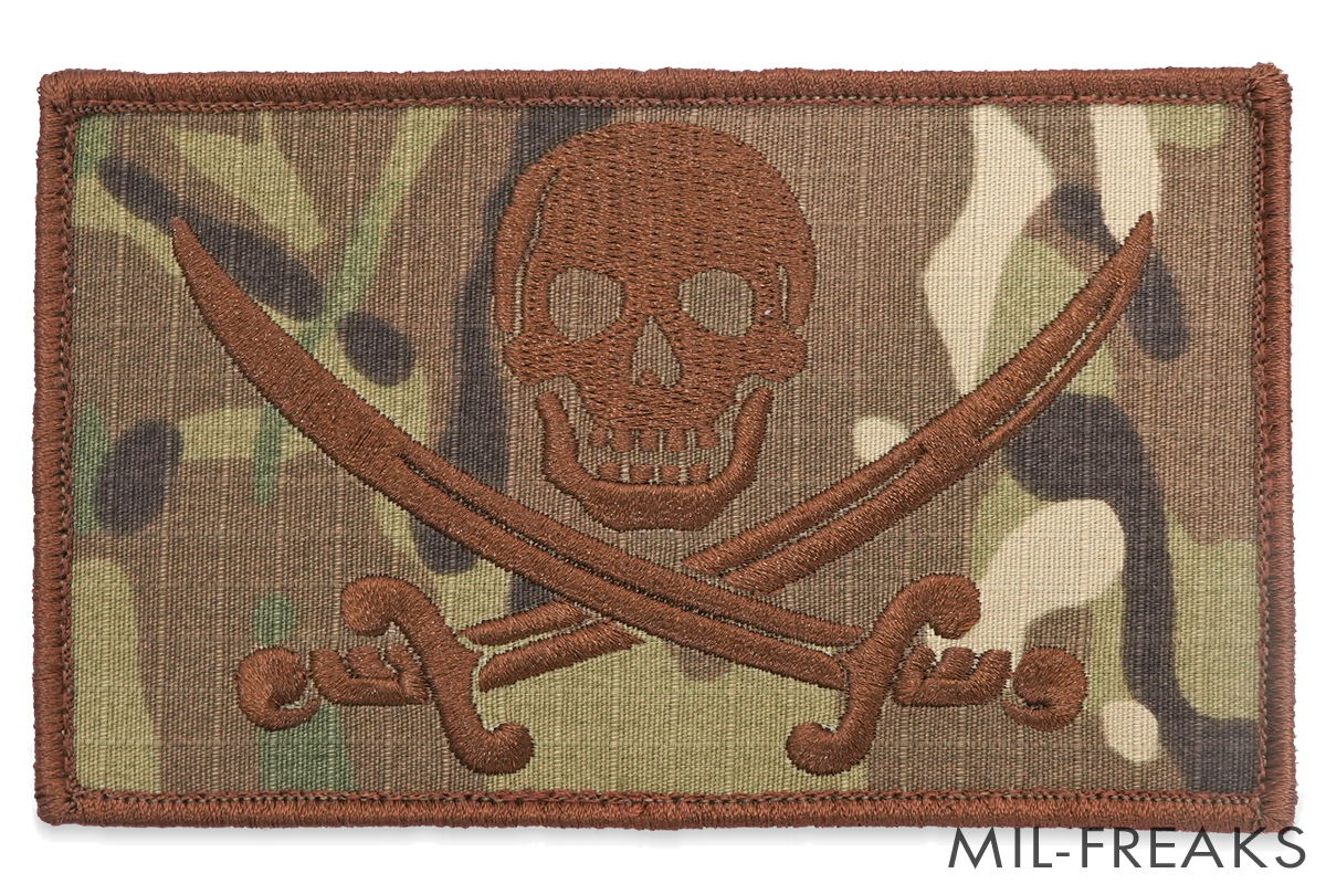 BritKitUSA “Calico Jack” パイレーツ ラージパッチ マルチカム