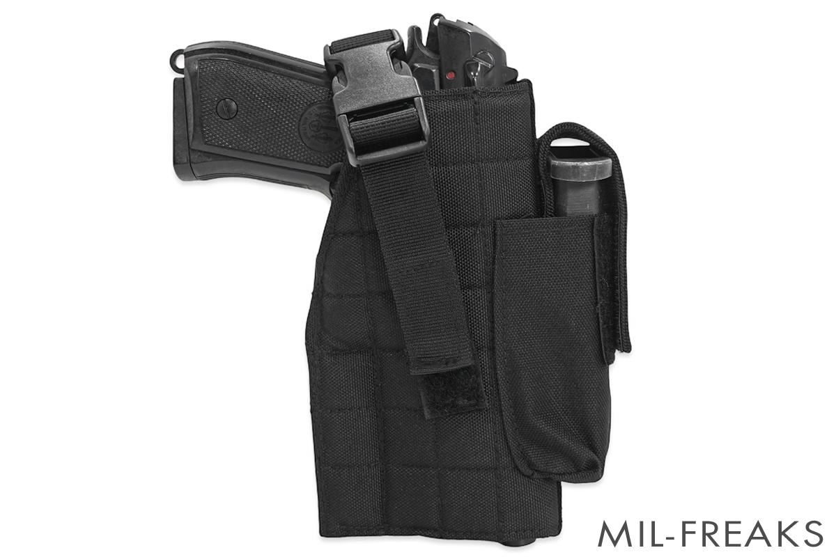 Voodoo Tactical タクティカル ナイロンホルスター マガジンポーチ付き ブラック